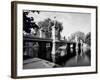 Boston Public Garden Suspension Bridge-null-Framed Photo