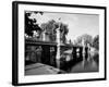 Boston Public Garden Suspension Bridge-null-Framed Photo