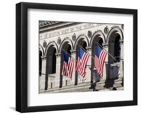 Boston Public Library, Boston, Massachusetts, New England, USA-null-Framed Photographic Print