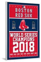 Boston Red Sox - Champions '18-null-Framed Standard Poster