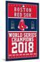 Boston Red Sox - Champions '18-null-Mounted Standard Poster