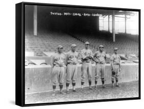 Boston Red Sox Pitchers, Baseball Photo - Boston, MA-Lantern Press-Framed Stretched Canvas