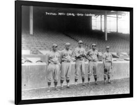 Boston Red Sox Pitchers, Baseball Photo - Boston, MA-Lantern Press-Framed Art Print