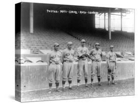 Boston Red Sox Pitchers, Baseball Photo - Boston, MA-Lantern Press-Stretched Canvas