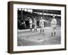 Boston Red Sox Players, Baseball Photo No.2 - Boston, MA-Lantern Press-Framed Art Print