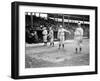 Boston Red Sox Players, Baseball Photo No.2 - Boston, MA-Lantern Press-Framed Art Print