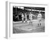 Boston Red Sox Players, Baseball Photo No.2 - Boston, MA-Lantern Press-Framed Art Print