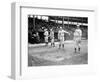 Boston Red Sox Players, Baseball Photo No.2 - Boston, MA-Lantern Press-Framed Art Print