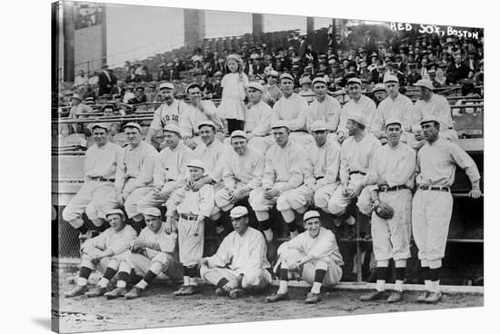 Boston Red Sox Team, World Series, Baseball Photo - Boston, MA-Lantern Press-Stretched Canvas