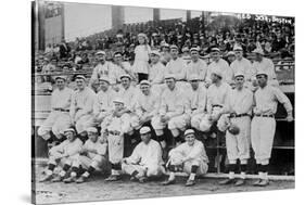 Boston Red Sox Team, World Series, Baseball Photo - Boston, MA-Lantern Press-Stretched Canvas