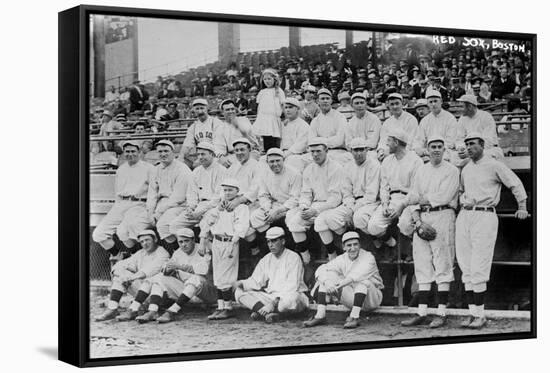 Boston Red Sox Team, World Series, Baseball Photo - Boston, MA-Lantern Press-Framed Stretched Canvas