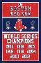 Boston Red Sox World Series Champions-null-Lamina Framed Poster