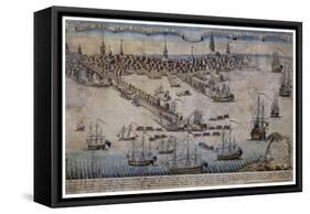 Boston Revere 1768-Vintage Lavoie-Framed Stretched Canvas