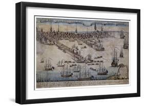 Boston Revere 1768-Vintage Lavoie-Framed Premium Giclee Print