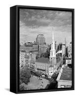 Boston's Famed Brimstone Corner-null-Framed Stretched Canvas