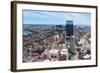 Boston Skyline Aerial View Panorama with Skyscrapers and Charles River.-Songquan Deng-Framed Photographic Print