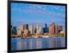 Boston Skyline and Harbor, Massachusetts-null-Framed Photographic Print