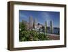 Boston Skyline and Park-David Eby-Framed Photographic Print