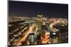 Boston Skyline at Night, Massachusetts, USA-jiawangkun-Mounted Photographic Print