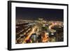 Boston Skyline at Night, Massachusetts, USA-jiawangkun-Framed Photographic Print