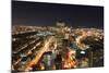 Boston Skyline at Night, Massachusetts, USA-jiawangkun-Mounted Photographic Print