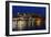 Boston Skyline at Night, Massachusetts, USA-jiawangkun-Framed Photographic Print