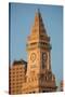 Boston Skyline at Sunrise Features Commerce House Tower, Boston, Ma.-Joseph Sohm-Stretched Canvas