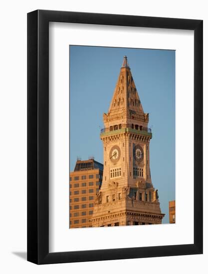 Boston Skyline at Sunrise Features Commerce House Tower, Boston, Ma.-Joseph Sohm-Framed Photographic Print