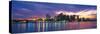 Boston Skyline at Sunrise-null-Stretched Canvas