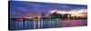 Boston Skyline at Sunrise-null-Stretched Canvas