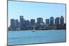 Boston Skyline from East Boston, Massachusetts-Samuel Borges-Mounted Photographic Print