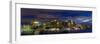 Boston Skyline Panorama at Night-Jeff Kreulen-Framed Photographic Print