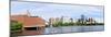 Boston Skyline Panorama over Charles River with Boat and Urban Architecture.-Songquan Deng-Mounted Photographic Print