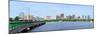 Boston Skyline Panorama over Charles River with Boat, Bridge and Urban Architecture.-Songquan Deng-Mounted Photographic Print