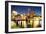 Boston Skyline with Financial District and Boston Harbor-Roman Slavik-Framed Photographic Print