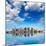 Boston Skyline with River in Sunlight at Massachusetts USA-holbox-Mounted Photographic Print