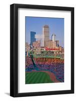 Boston Skyline with view of Historic Fenway Park, Boston Red Sox, Boston, Ma., USA, May 20, 2010...-null-Framed Photographic Print