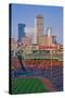 Boston Skyline with view of Historic Fenway Park, Boston Red Sox, Boston, Ma., USA, May 20, 2010...-null-Stretched Canvas