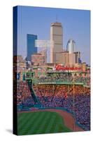 Boston Skyline with view of Historic Fenway Park, Boston Red Sox, Boston, Ma., USA, May 20, 2010...-null-Stretched Canvas