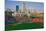 Boston Skyline with view of Historic Fenway Park, Boston Red Sox, Boston, Ma., USA, May 20, 2010...-null-Mounted Premium Photographic Print