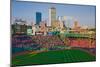 Boston Skyline with view of Historic Fenway Park, Boston Red Sox, Boston, Ma., USA, May 20, 2010...-null-Mounted Photographic Print