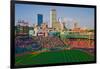 Boston Skyline with view of Historic Fenway Park, Boston Red Sox, Boston, Ma., USA, May 20, 2010...-null-Framed Photographic Print