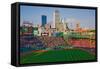 Boston Skyline with view of Historic Fenway Park, Boston Red Sox, Boston, Ma., USA, May 20, 2010...-null-Framed Stretched Canvas