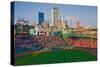 Boston Skyline with view of Historic Fenway Park, Boston Red Sox, Boston, Ma., USA, May 20, 2010...-null-Stretched Canvas