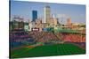 Boston Skyline with view of Historic Fenway Park, Boston Red Sox, Boston, Ma., USA, May 20, 2010...-null-Stretched Canvas