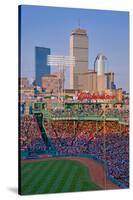 Boston Skyline with view of Historic Fenway Park, Boston Red Sox, Boston, Ma., USA, May 20, 2010...-null-Stretched Canvas