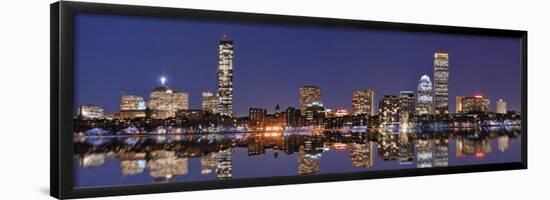 Boston Skyline-null-Framed Poster