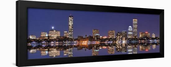 Boston Skyline-null-Framed Poster