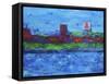 Boston Skyline-Rock Demarco-Framed Stretched Canvas