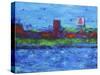 Boston Skyline-Rock Demarco-Stretched Canvas